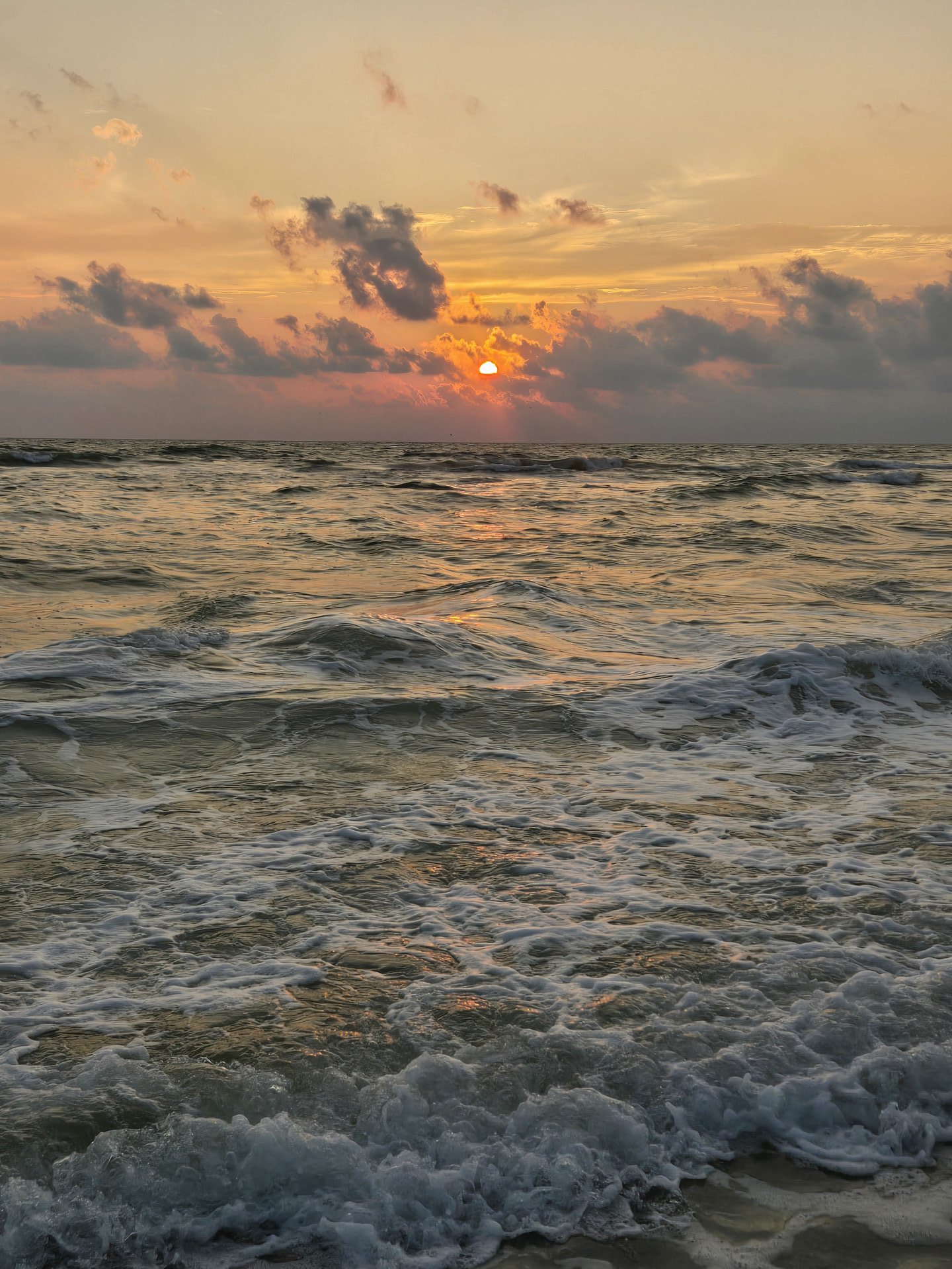 Sunrise or sunset over Florida's Gulf Coast waters — a moment of calm and integration
